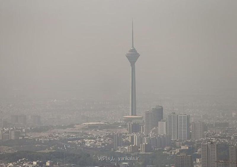 ۸ ایستگاه سنجش کیفیت هوای تهران در وضعیت نارنجی