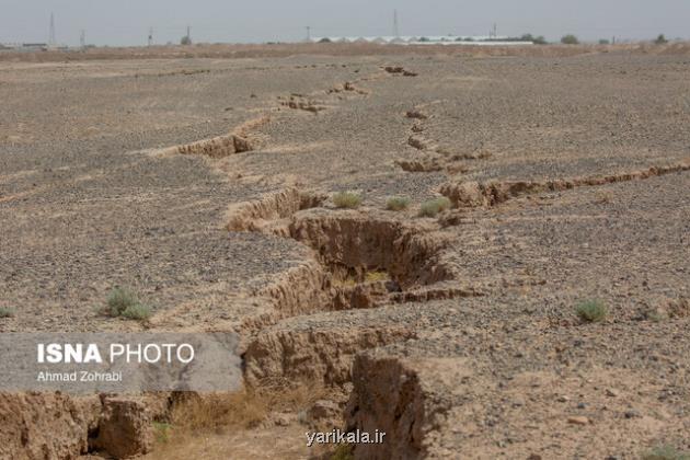 افزایش فرونشست در نزدیک شهر کرمان