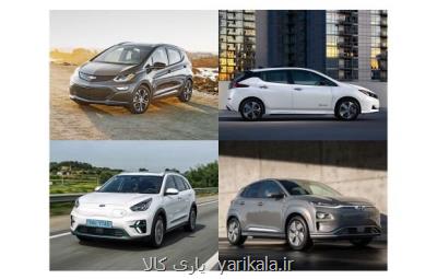 پرفروش ترین خودرو های برقی در سال 2019