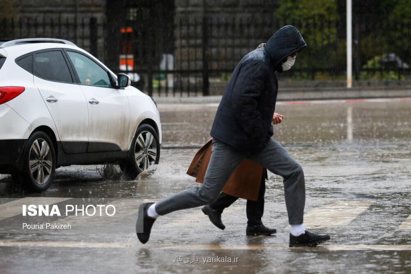 بارش شدید باران در ۱۱ استان